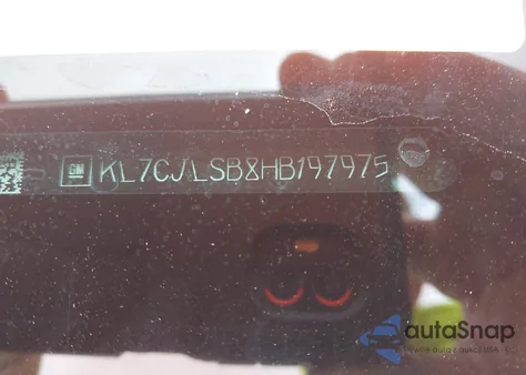 2017 Chevrolet Trax Lt from USA, damaged, VIN KL7CJLSB8HB197975